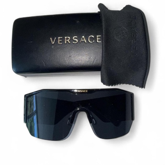 Versace Dark Tinted Sunglasses with Case - Picture 1 of 5